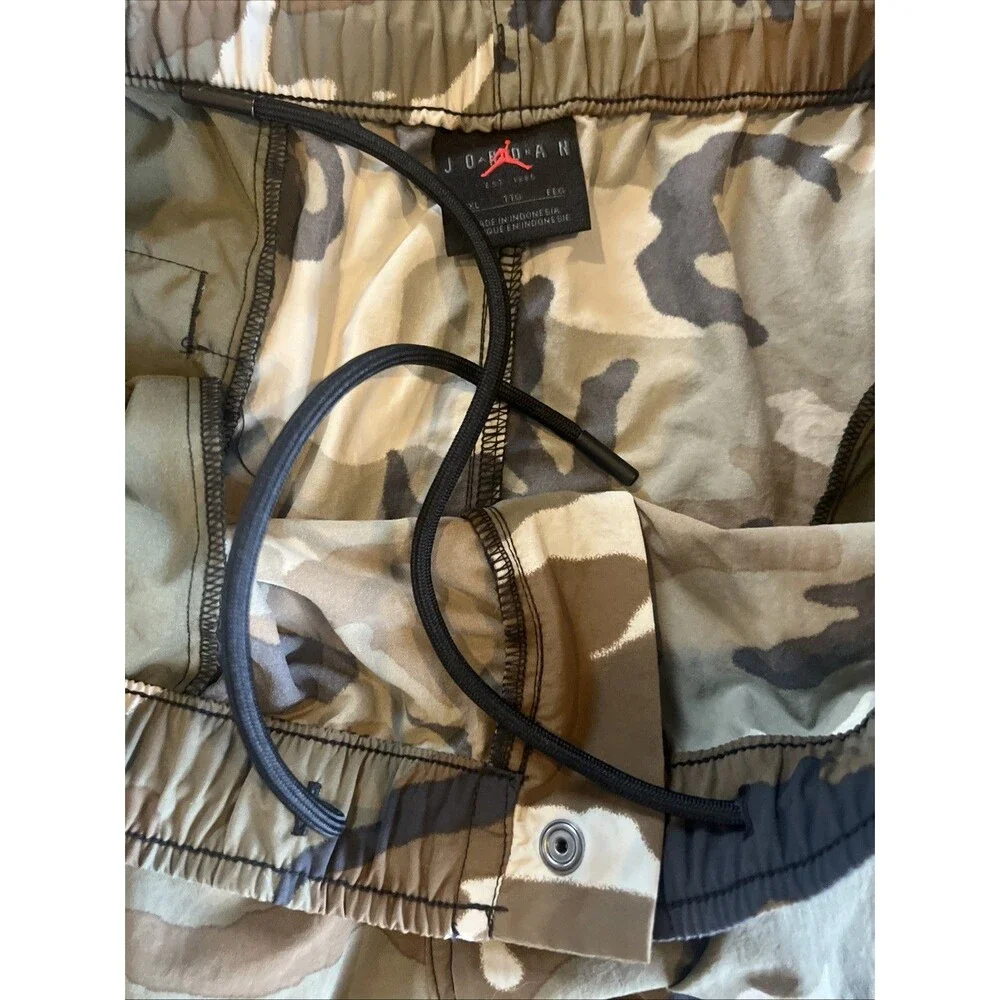 Nike Air Jordan MVP Jogger Pants Camo Olive Men's Size XXL 2XL FZ3529-380